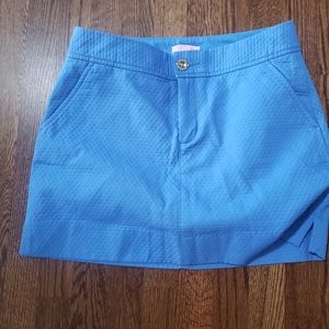 NWOT Lilly blue skort